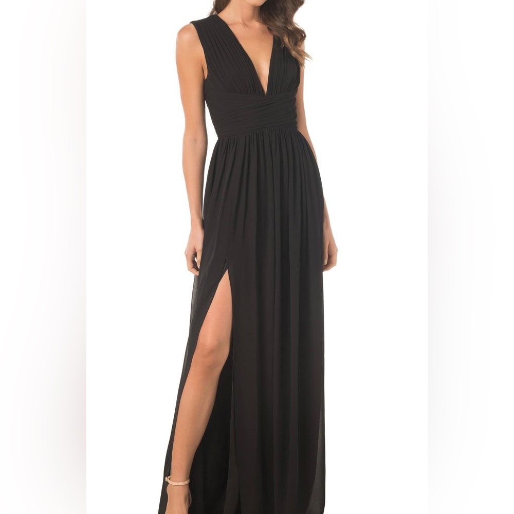 Dress the Population Black Maxi Dress